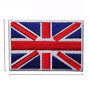 UK Flag Embroidered Iron / Sew On  Patch United Kingdom Badge TransferOA