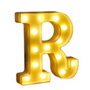 Remote Controlled LED Alphabet R LETTER for Christmas Wedding DIY Decoration