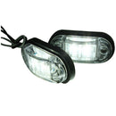 12V / 24V 2 LED Side Marker Lights Lamp For Car Truck Trailer E-marked Whit