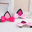 Lovely Cat Ear Hairpin Toddler Girls Hair Clips Barrettes for Kids Fashion Bj