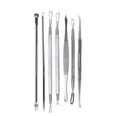 Non Slip Blackhead Comedone Acne Pimple Extractor Remover Stainless Needles liau