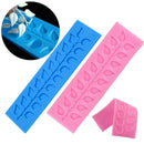 Lace Leaf Silicone Fondant Chocolate Mold Cake Decorating Mold Baking ToolJC&j
