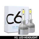 C6 Led Car Headlight Bulbs, 2Pcs 3000K Yellow Light Led Headlight Fog Light