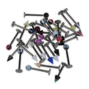 30 pcs/ Set Lip Piercing Labret Multi Color P2M9