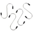 4pcs/lot  Metal S Shaped Hooks Bathroom Kitchen Hooks Stainless Steel Hook 3C