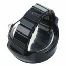 Ladies Elastic Black Band Rhinestone Case Finger Ring Watch M9Y4
