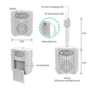 Intelligent 16-color Bathroom Toilet Night Light Human Light Body Sensor N5L1
