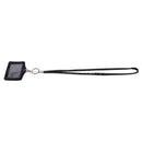 Rhinestone Crystal Work Card ID Case Holder Lanyard Sling (Black) B8N1