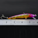 Lot 10pcs Kinds of Fishing Lures Crankbaits Hooks Minnow Baits Tackle