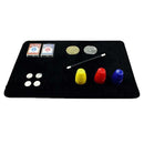 42*32cm Black Card deck Mat magic tricks PokerCoin p Close Up Card-Pad.