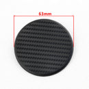 2* Black Universal Car Vehicle Water Cup Slot Non-Slip Carbon Fiber Look Mat