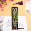 DIY Special Shaped Diamond Painting Leather Bookmark Tassel Book Marks Gift