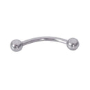 Stainless steel Curve Bent Barbell Plain Eyebrow Ring Body Piercing Jewelry O9Q3