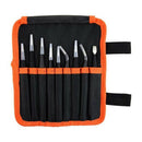 9Pcs Esd Stainless Steel Tweezers Kit Precision Anti-Static Maintenance Too