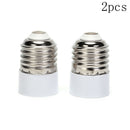 2 pieces from E27 to E14 LED base light bulbs lamp holder adapter converter OS