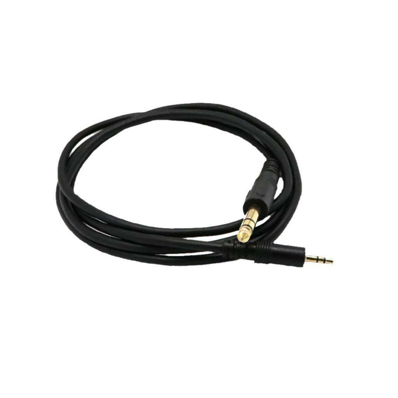 Audio Cable 5 FT Stereo 3.5mm Male to 1/4" 6.35mm Male for iPod, Amplifier