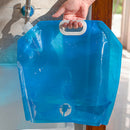 Portable Outdoor Folding Collapsible Water Bags Drinking Carrier (Blue 10L)