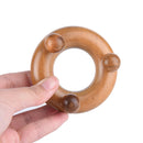 New Wood Body Reflexology Acupuncture Shiatsu Massager Roller Meridi 3C