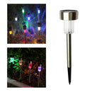 5Pcs Led Lawn Lamp Solar Panel Led Spike Spot Lamp Lawn Light Landscape Gar