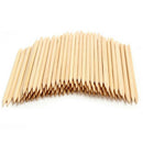 10pcs nail wood stick sticks cuticle pusher remover manicure pedicure care LJ