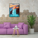 5D DIY Full Drill Diamond Painting Waterfall Embroidery Mosaic Wall Arts