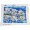 Three Tigers Baby 5D Diamond DIY Painting Crafts 44x34cm Y1B5