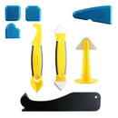8pcs Silicone Scraper Caulking Sealant Finishing Remover Tools Nozzle Set