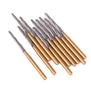 10pcs new dental trimming finishing burs carbide burs 25mm   Z