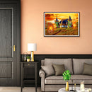 1000pcs DIY Castle Scenery Paper Puzzles for Parent-child Interactive Game