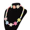 Girls Unique Toddlers Necklace&Bracelet Flower Kids Gift Party Jewelry Baby ^