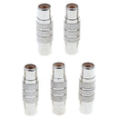 5 Pcs High-quality Male/Female XLR to RCA female Adapter Audio Connector
