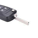 lip Folding 3 Button Flip Remote Key Shell Case Cover Fob for Chevrolet Cruze M&