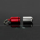 2 Pack Waterproof Pill Fob Medium Size Keychain Pill Holder, Emergency Aspi