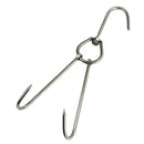 Pack 2 Meat Hook Stainless Steel Hanging Butcher Rustic Farmhouse Hunting