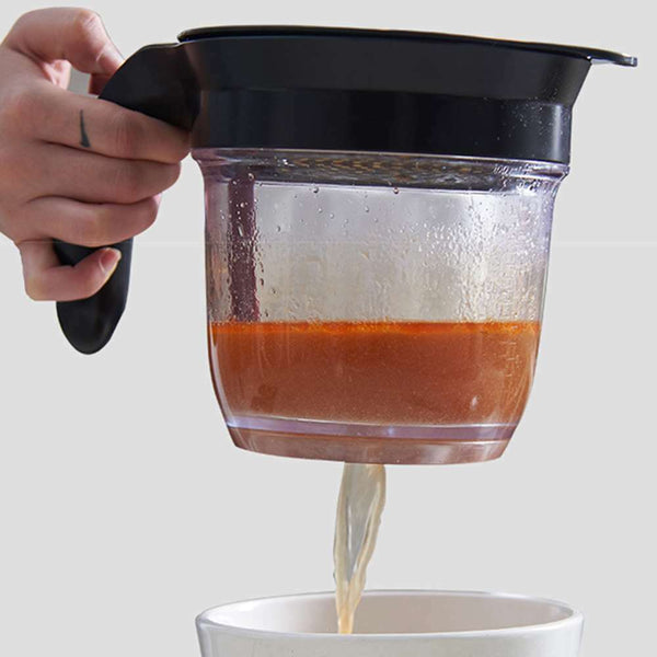 1 pcs Oil Filter Strainer Oil Separator Oil Residue Separation Kitchen Creative