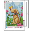 Vibrant Flower Diamond Painting DIY Full Round Drill 5D Needlework (B2434) A