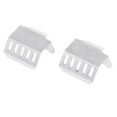 2x Stainless Steel Chassis Alxe Skid Plate for 1/10 Traxxas RC Rock Crawlers