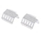 2x Stainless Steel Chassis Alxe Skid Plate for 1/10 Traxxas RC Rock Crawlers