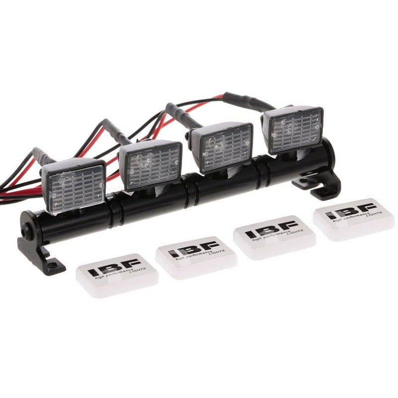 1:10 RC Square Lamp Led Light Bar (4 LED) for  Trx-4 RC4WD D90 Buggy