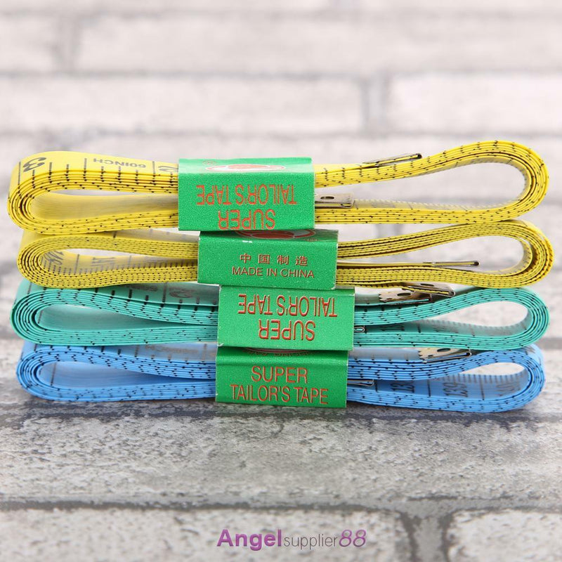 4PCS Body Measuring Ruler Sewing Cloth Tailor Tape Measure Soft Flat 60" 1.5M