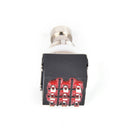 9-pin 3PDT Guitar Effects Pedal Box Stomp Foot Metal Switch True Bypass black Bj