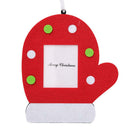 Christmas Photo Frame Picture Holder Frame Xmas Tree Ornaments (Gloves)