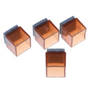 4X Square Chair Leg Silicone Cap Pad Furniture Table Feet Cover Floor Protect OZ
