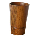 2pcs Creative Natural Wood Mug Handmade Wooden Beer Barrel Goblet Tea Cup
