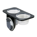 4Pcs Reptile Food Water Feeding Bowl Feeder with Suction Cup Double & Single