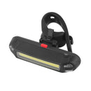 100LM Bicycle LED Rear Tail Light USB Bike Safety Lamp (Red+White Light)