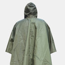Raincoat Hooded Rain Coat Jacket Outdoors Poncho Ground Sheet Eyelet Shelter