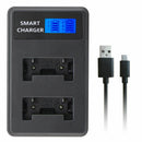 1X(For Li-40B En-El10 Li63 Np-80 K7006 Ds-6365 Usb Lcd Display Dual Port Ba