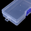 Transparent fishing lure tackle hook bait plastic storage box container case  JR