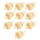 20 Pcs 1/4'' Universal Motorcycle Mini Small Engine Inline Gas Fuel Filters